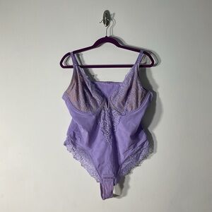 Popilush Lave Deep V Neck Sculpting Thong Bodysuit